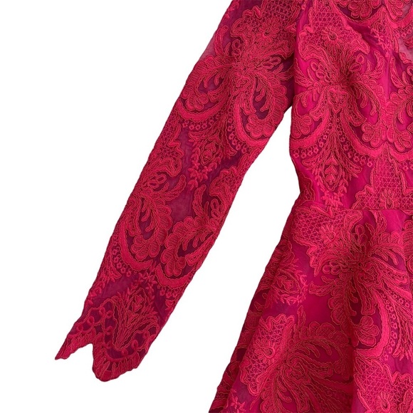 Saylor Red Raspberry Rita Lace dress - Picture 5 of 15